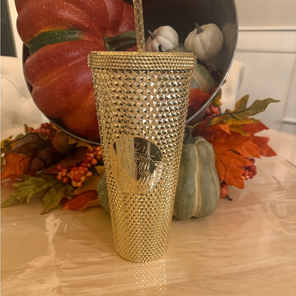 Starbucks Gold Studded Tumbler